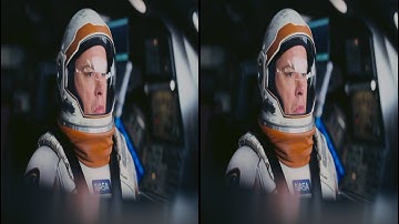 2D video to 3D video conversion- Interstellar - watch 3D movies on VR headsets