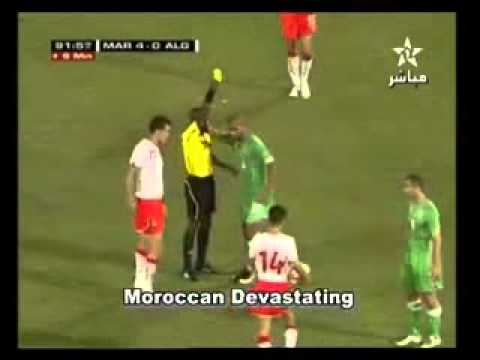 لقطة يوسف العربي في مباراة الجزائر تعليق عادل العماري YouTube2