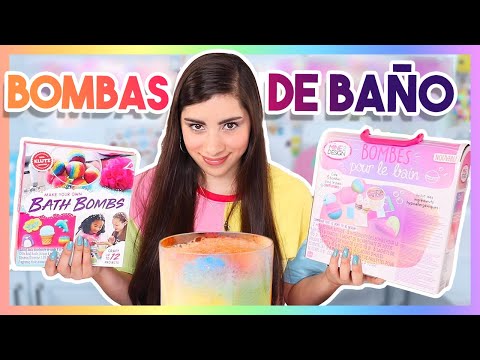 Probé dos kits de bombas de baño DIY