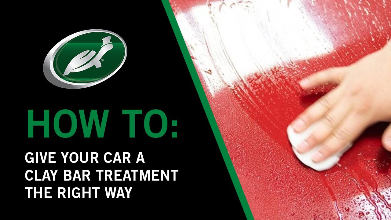 car detailing using clay bar - for removing stubborn dirt from car / wavex claybar  kit 