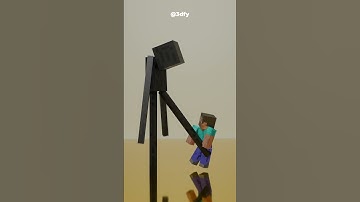 Steve vs Enderman Loop video #minecraft #shorts