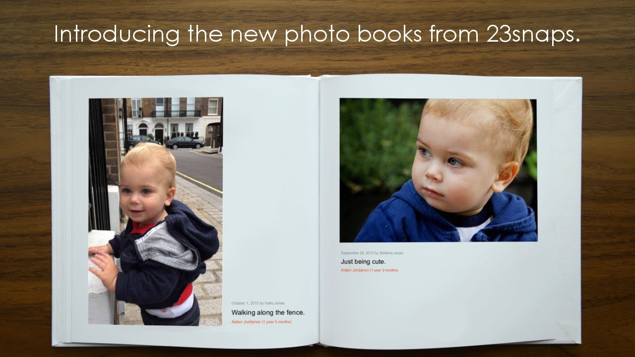 Introducing the New Photo Books from 23snaps - YouTube