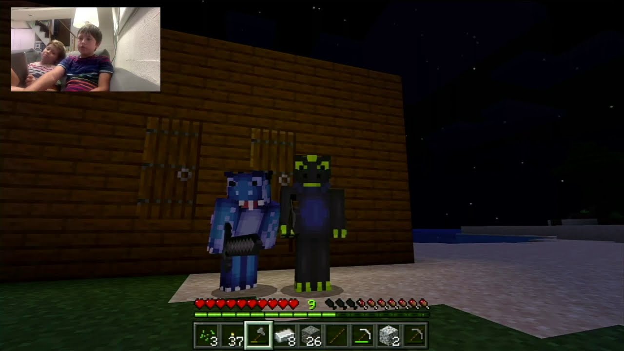 We found a big cave! Minecraft Survival Ep 2 - YouTube