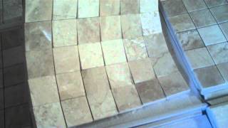 Travertine Split Face and Mosaics by RockImport