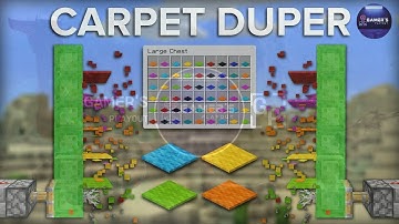 Minecraft Easiest Way to Dupe Carpet - Infinite Fuel Source