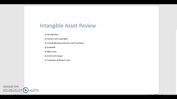 Intangibles Review