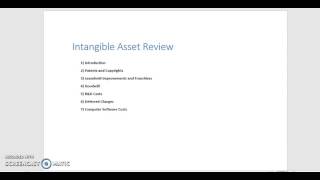 Intangibles Review