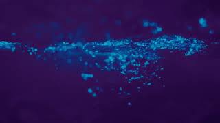 Free Ocean Motion Background loop for lyrics - Vibrant Blue Bubbles 4k