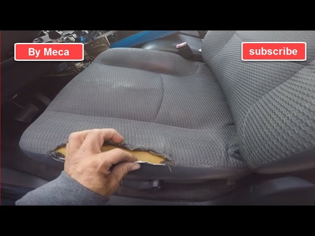 How To Fix A Torn Car Seat And Repair, How To Repair Cloth Car Seats