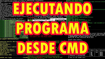 COMO EJECUTAR PROGRAMA DESDE CMD // PROCESANDO BITS