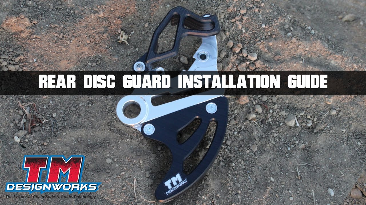 Tm Designworks Rear Rotor Guard How to Install / Feature & Benefit: TM Designworks Husqvarna Rear Disc ...