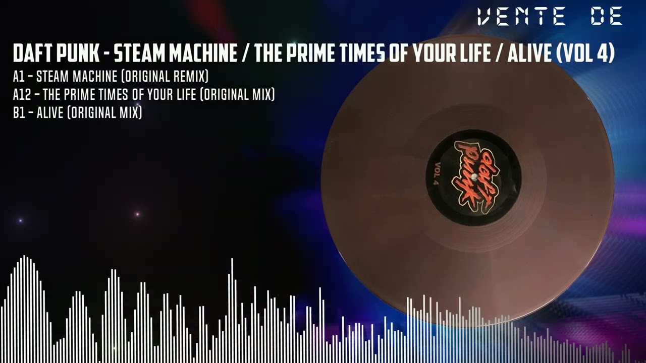 DAFT PUNK - Steam Machine / The Prime Times Of Your Life / Alive (VOL 4), CYB15-BEIGE-MB
