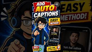 Add Auto Captions (Easy Method)🔥