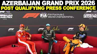 F1 Post Qualifying Press Conference | Azerbaijan GP 2026| George Russell, Charles Leclerc, Piastri
