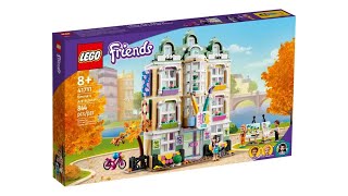 LEGO Friends 41711 Emma's Art School Speed Building with Stopmotion