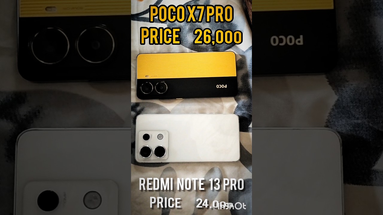 poco x7 pro vs Redmi 13 pro BGMI speed test 