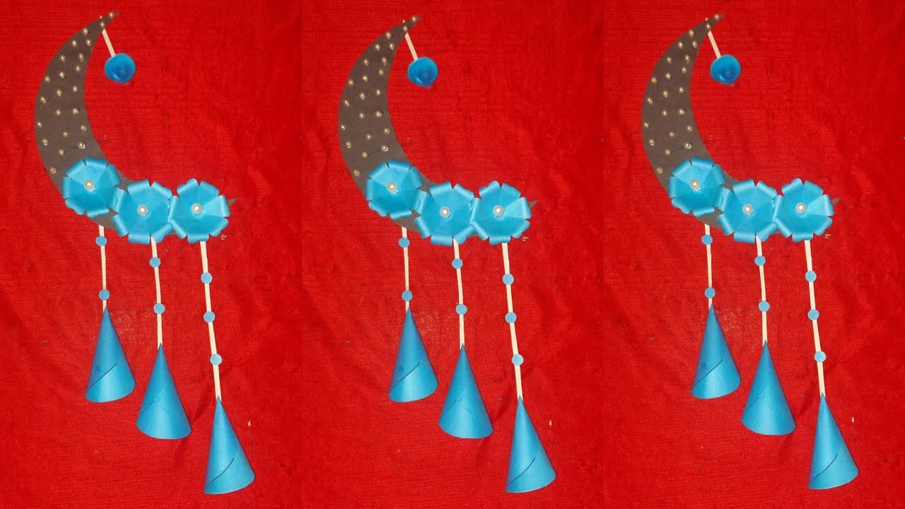 Simple And Unique Moon Wall Hanging Ideas / Easy Paper Craft /A4 Size