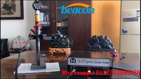 tester tool for CR-HT common rail injector nozzle armature lift travel stroke measure