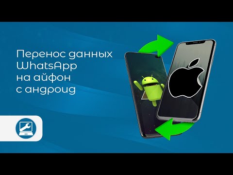 Перенос WhatsApp с Android на iPhone