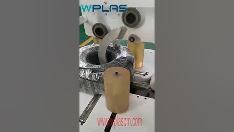 PE pipe coil auto wrapping machine
