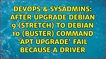 After upgrade debian 9 (stretch) to debian 10 (buster) command 