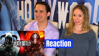 Death Battle Skyrim vs Dark Souls Reaction | Dragonborn vs Chosen Undead