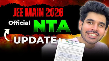 Correction Window Opens | JEE Main 2026 | What all can be corrected #jeemain2026