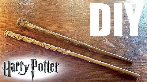 DIY Ron Weasley and Hermione Grangers wands from Harry potter!