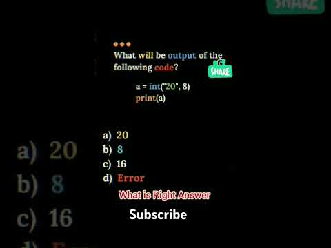 What Is Output || #output #python #coding #code #answer #ai #html #css #php #sql#dataanalysis #data