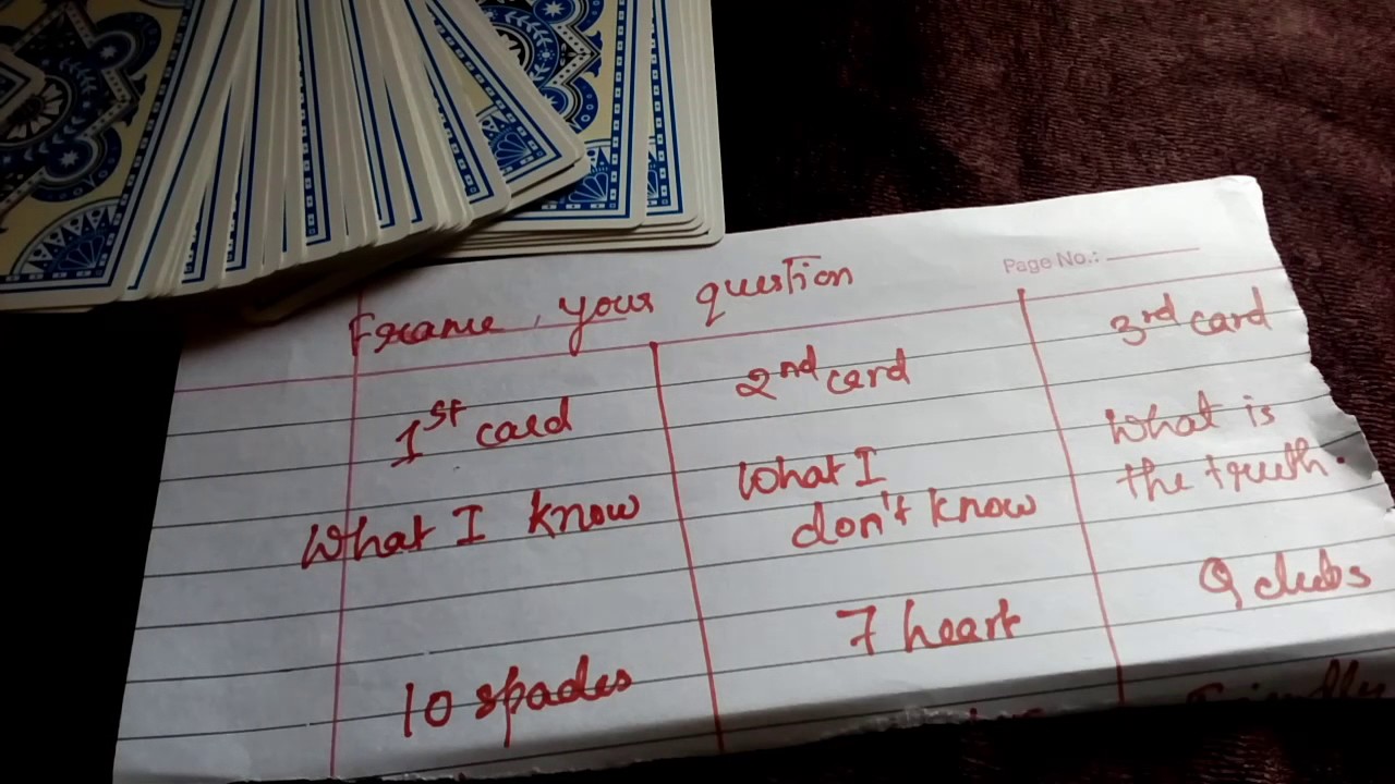 Three card spread for accurate answers