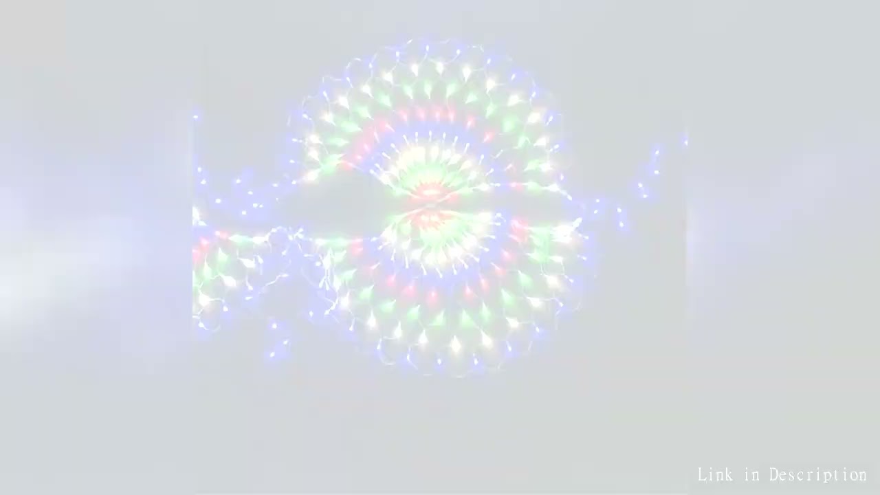 2025 New 3X0.5M LED Peacock Net Lamp Outdoor Christmas Garland Fairy Lights Garden Decoration Weddin