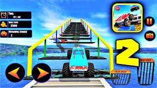 Monster Truck Mega Ramp Impossible Driver - Mega Ramp Car Stunts Simulator - Android Gameplay screenshot 5