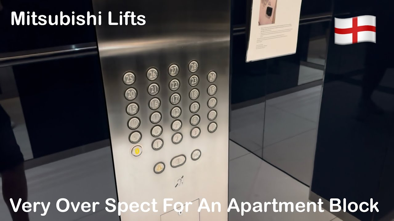 2.5 m/s Mitsubishi Lifts - Ontario Tower Apartments In London, England 