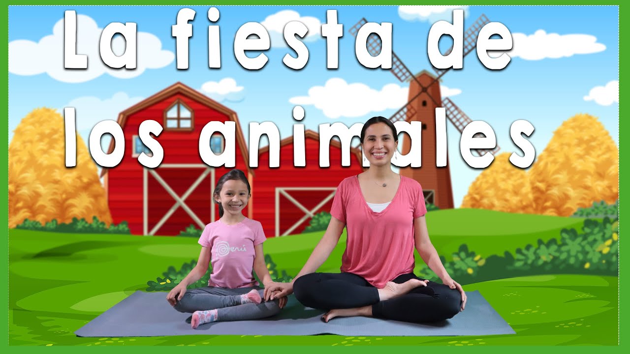 YOGA EN CASA | LA FIESTA DE LOS ANIMALES | Juliana y Bamboo kids