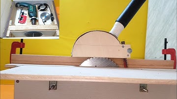 How to make a table saw from an old drill / professional table saw