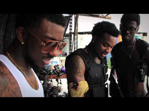 Behind The Scenes: Travis Porter Shooting Their "Red Rock" Movie