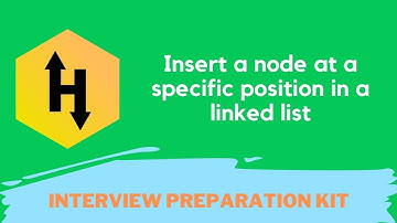 HackerRank Insert a node at a specific position in a linked list problem solution in Python