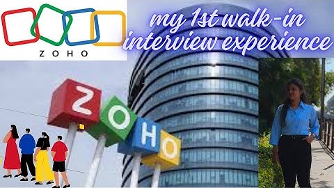 2024 My 1st walk-in interview experience at Zoho | Sharing Interview process | Crack Zoho interview