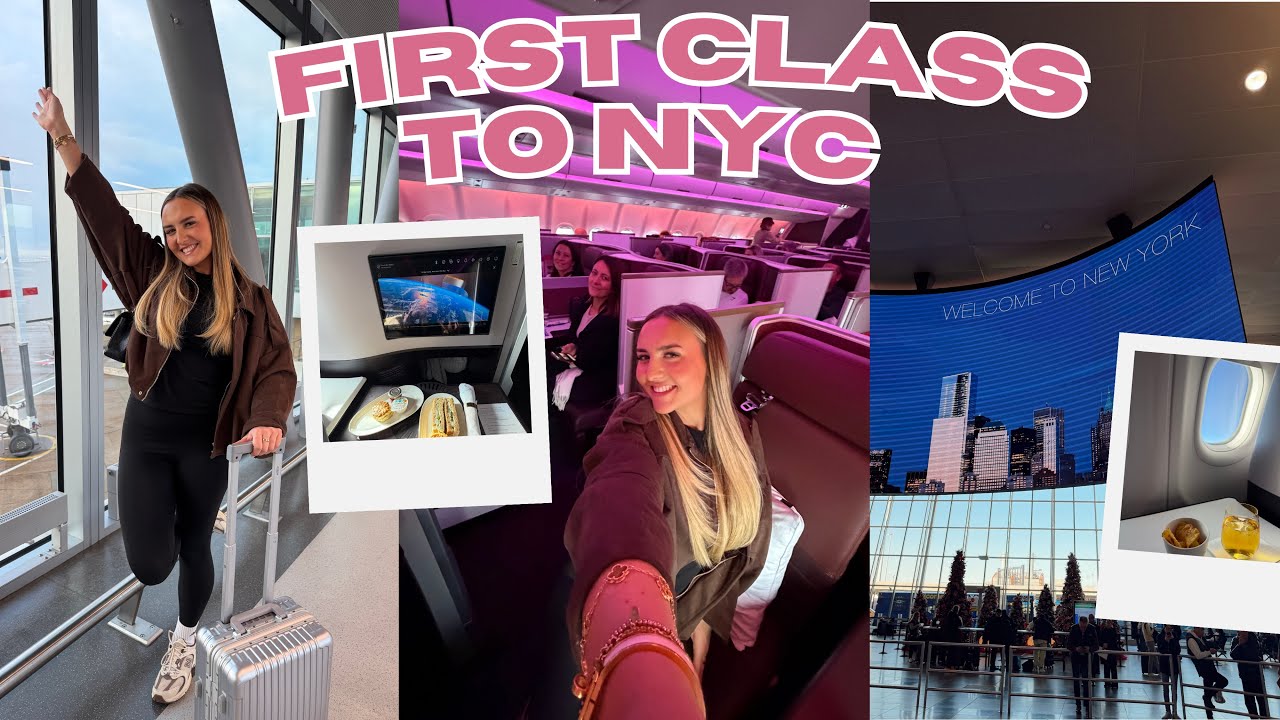 ЛЕТЕЕМ ПЕРВЫМ КЛАССОМ В НЬЮ-ЙОРК! *ПУТЕШЕСТВИЕ ДЛЯ ДЕВОЧЕК