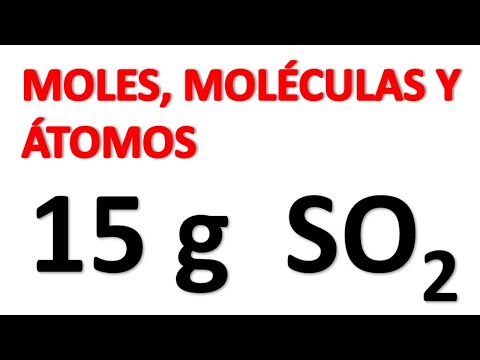 Video: ¿Cómo se encuentra el número de moléculas en una fórmula química?