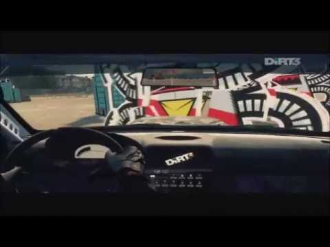 dirt3 stunts, skills and crashes montage