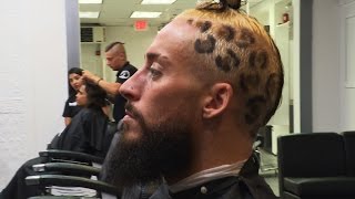 See how Enzo gets his signature leopard print hairstyle: Enzo & Cass' SummerSlam Homecoming