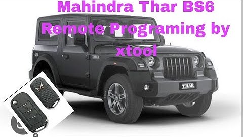 Mahindra Thar🔥 🚙 2022 model‼️Remote programing🔥❗#xtool india