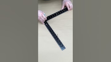 Draw a Circle with a Framing Square #woodworking