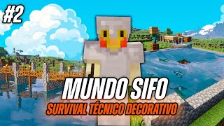 Mundo Sifo: Granja de Hierro y Puente Medieval (Survival Técnico Decorativo) | Ep. 2