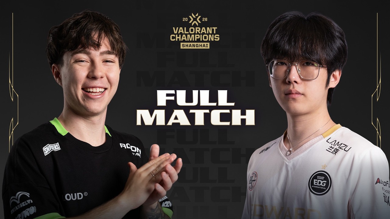 LOUD vs. EDG — FULL MATCH — VALORANT Champions Shanghai — Group Stage