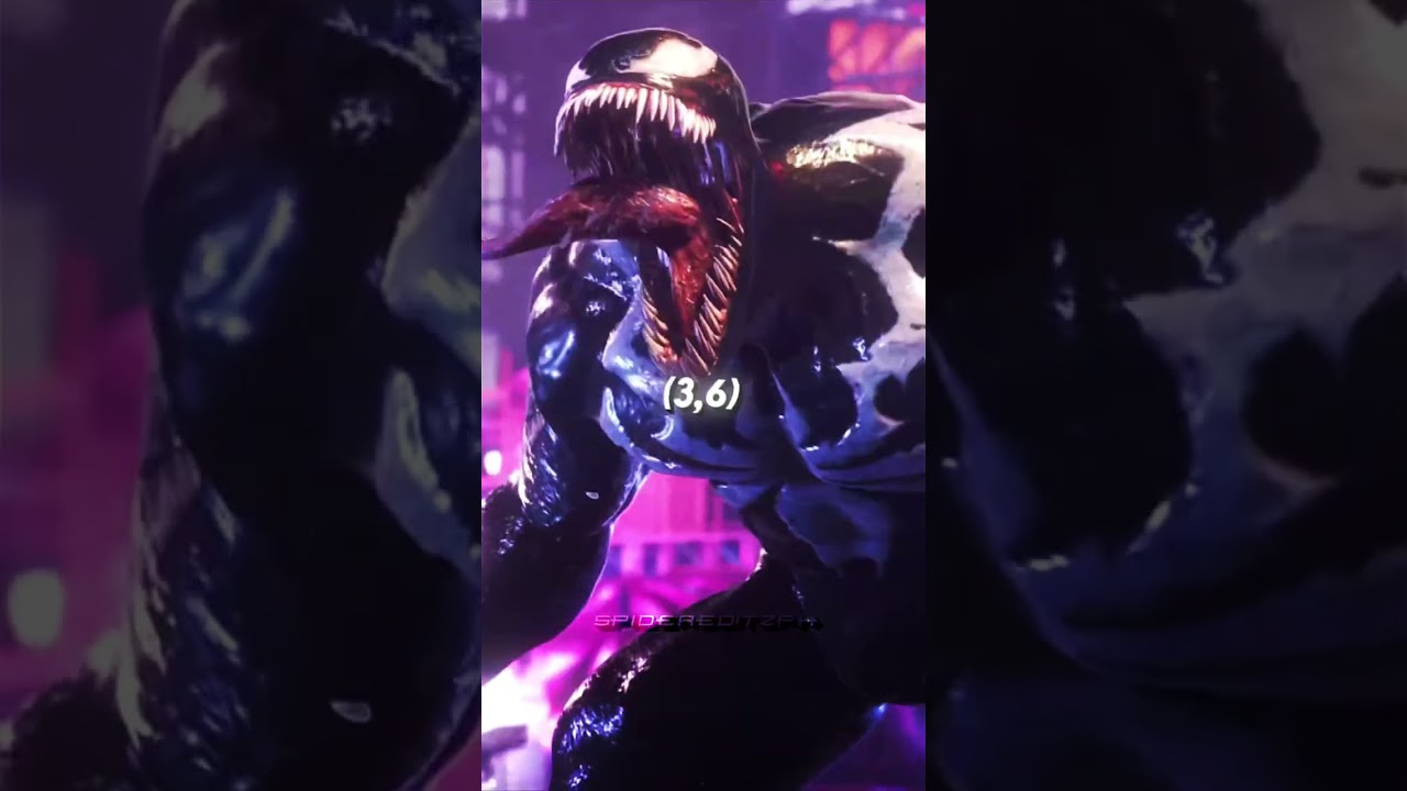 Symbiote Spider-Man (Insomniac PS5 Peter) Vs Venom (Insomniac PS5 Harry)