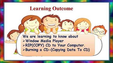 GRADE-6-COMPUTER-CH-3-MORE ON WINDOWS-7-WINDOWS MEDIA PLAYER