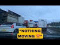 TOTAL STANDSTILL on the M60 😱 10mph Traffic After Morning Crash