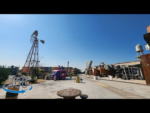 【VR 360°】【UAE 杜拜】散步 in 休息站 (Last Exit AUH Bound)